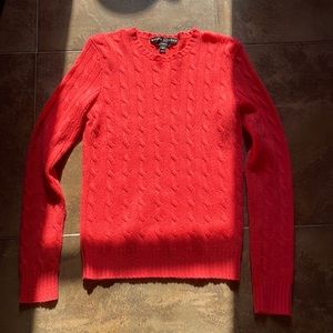 Orange slim fit Ralph Lauren sweater